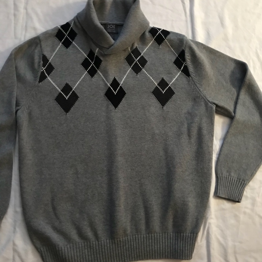 Joseph Abboud argyle design sweater size L